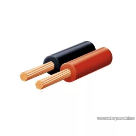   SAL KLS 0,75X Piros-fekete hangszóróvezeték, 2 x 0,75 mm2, folyóméteres kiszerelés