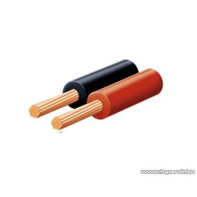   SAL KL 0,35-10X Piros-fekete hangszóróvezeték, 2 x 0,35 mm2, 10 m / tekercs