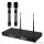 SAL MVN 910 Vezeték nélküli karaoke mikrofon szett 2 db professzionális kézi mikrofonnal