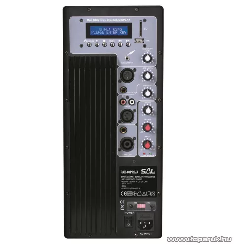 SAL PAX 40PRO/A Aktív zenekari hangdoboz, 400 mm - megszűnt termék: 2019. október