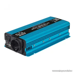   SAL SAI 500TS Tiszta szinuszos feszültség átalakító inverter, USB aljzattal, 500 / 1000 W