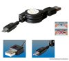 SAL SA 041 Micro USB töltőkábel automatikus kábel csévélővel