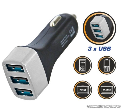 SAL SA 045 Autós USB adapter 12 / 24 V-os járművekhez