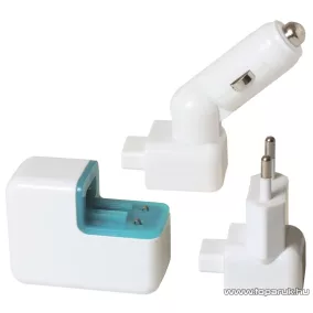 SAL SA 2100SET USB töltő szett, 2100 mA