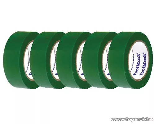 SMA SS 410 / Handí 11096GR-X Szigetelőszalag, 10 m, zöld, 5 tekercs / csomag