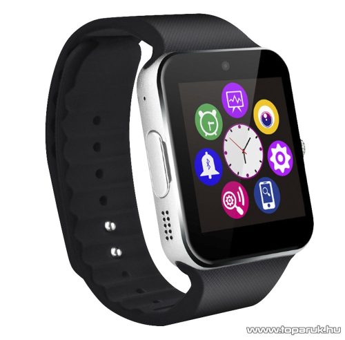 HOME SMW 16 Android okosóra, mobiltelefon és fitness karkötő, fekete