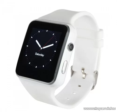 HOME SMW 17/2WH Android okosóra fitnesz és telefon funkcióval, fehér