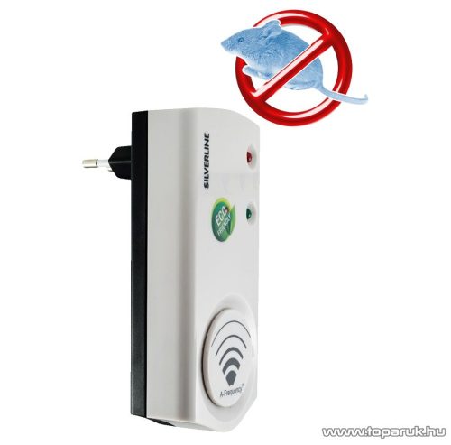 SILVERLINE IN 25111 Mice and Rat Free 80/200 ultrahangos és elektromágneses egérriasztó és rágcsálóriasztó (hatótávolság: 50 m2)