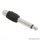 USE AC 4 RCA / JACK átalakító RCA aljzat - 6.3 JACK dugó (mono), 5 db / csomag