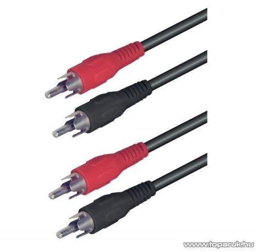 USE A 3-10 Audio RCA kábel 2 x RCA dugó - 2 x RCA dugó, 10 m, 3 pár / csomag