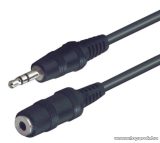   USE A 54-5 Audio JACK kábel 3,5 mm sztereó dugó - 3,5 mm sztereó aljzat, 5 m, 5 db / csomag