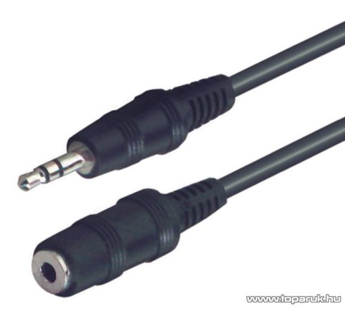 USE A 54-5 Audio JACK kábel 3,5 mm sztereó dugó - 3,5 mm sztereó aljzat, 5 m, 5 db / csomag