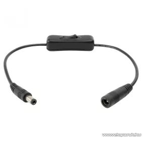 USE DC 1K Zsinórközi DC kapcsoló csatlakozókkal, 12 V