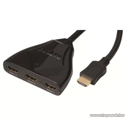 USE HD SW3 HDMI átkapcsoló switch, 3 bemenet - 1 kimenet