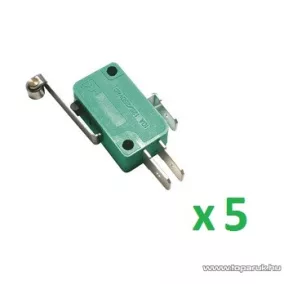   USE MSW 03 Mikrokapcsoló, 1 áramkör - váltó - ON - (ON), 250 V, 5 db / csomag