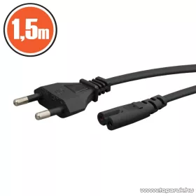   USE N 11X/VDE Hálózati csatlakozókábel, 1,5 m hosszú, 1 db