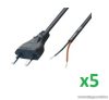 USE N 2/VDE Hálózati csatlakozó, 1,5 m hosszú, 5 db / csomag