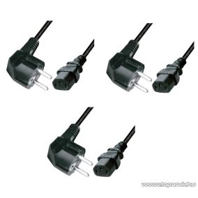 USE N 5 Hálózati csatlakozó, 2 m hosszú, 3 db / csomag