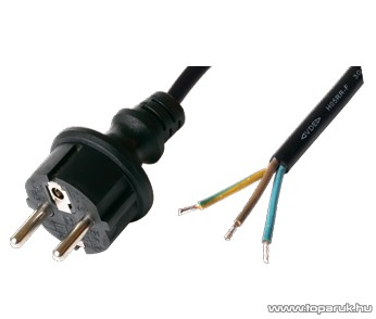 USE N 8-3/1,5 Szerelhető hálózati csatlakozókábel, 3 m