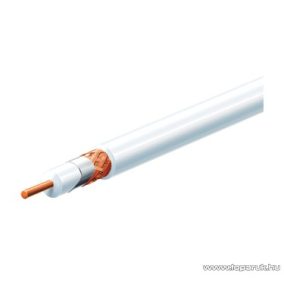 USE RG 6-32/WH Koax kábel, fehér, 100 m hosszú