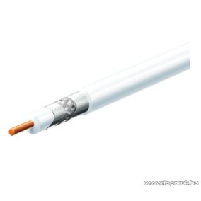USE RG 6-5WH/X Koax kábel, fehér, 5 m hosszú