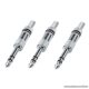 USE 	SK 3M JACK dugó, fém, törésgátlóval, sztereo, 6,3 mm, 3 db / csomag