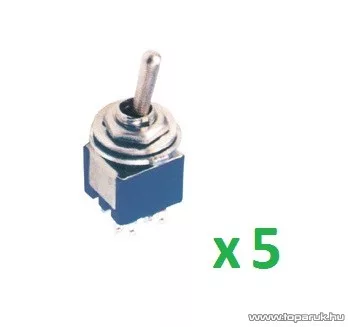 USE ST 304 Billenőkapcsoló, 2 áramkör - 2 állás, 250 V, 5 db / csomag