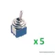 USE ST 305 Billenőkapcsoló, 2 áramkör - 3 állás, 250 V, 5 db / csomag
