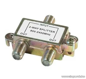 USE TSP 1910 F splitter / F elosztó, 5-1000 MHz, 1 bemenet, 2 kimenet