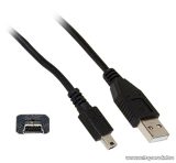 USE USB A/MINI-1 Mini USB tötőkábel, 1 m