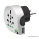 q2power 1.100110 Utazó adapter, World to Europe USB csatlakozóval