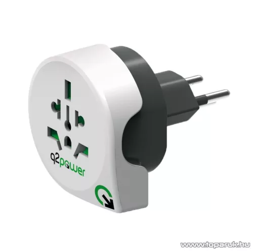 q2power 1.100200 Utazó adapter, World to Switzerland