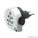 q2power 1.100200 Utazó adapter, World to Switzerland
