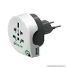q2power 1.100210 Utazó adapter, World to Switzerland USB csatlakozóval