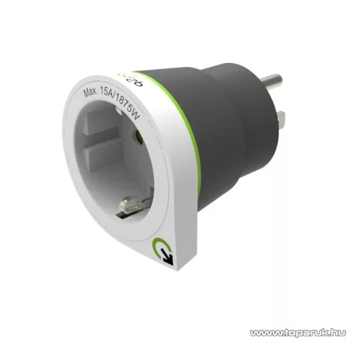 q2power 1.200110 Utazó adapter, Europe to USA