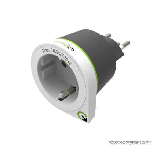 q2power 1.200130 Utazó adapter, Europe to Switzerland