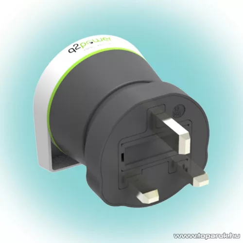 q2power 1.200200 Utazó adapter, France to United Kingdom