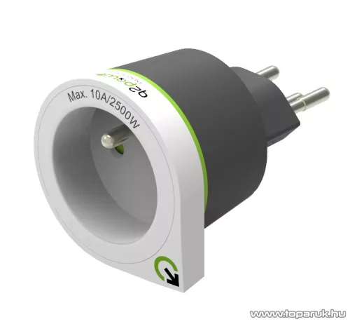 q2power 1.200230 Utazó adapter, France to Switzerland