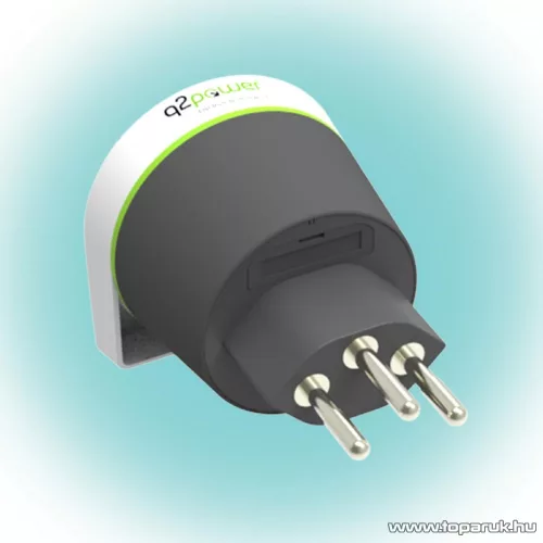 q2power 1.200230 Utazó adapter, France to Switzerland