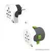 q2power 2.100120 Utazó adapter készlet (2db-os), Qdapter 360