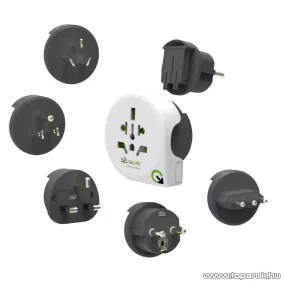 q2power 2.200100 Utazó adapter, Qplux World 5 in 1