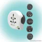 q2power 2.200100 Utazó adapter, Qplux World 5 in 1