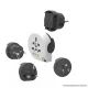 q2power 2.200110 Utazó adapter, Qplux World 3 in 1