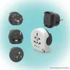 q2power 2.200110 Utazó adapter, Qplux World 3 in 1