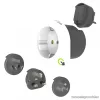 q2power 2.200200 Utazó adapter, Qplux Europe 3 in 1