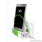   q2power 3.200100 Mobiltartó és töltő, dokkoló, 1 db USB aljzattal + Micro USB csatlakozóval