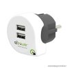 q2power 3.300100 Dupla USB hálózati töltő, 2 db USB aljzattal