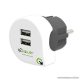 q2power 3.300100 Dupla USB hálózati töltő, 2 db USB aljzattal