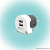 q2power 3.300100 Dupla USB hálózati töltő, 2 db USB aljzattal