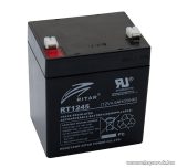   RITAR RT 1245E Zselés, ólom akkumulátor, gondozásmentes szünetmentes akku, 12V, 4,5Ah